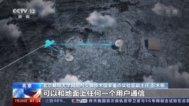 中國首次低軌寬帶衛星與5G專網融合試驗完成